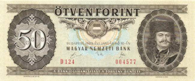 50 Forint 1989